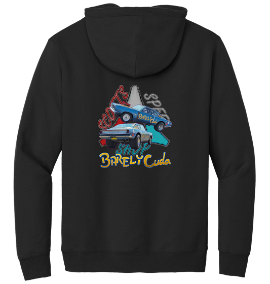 Scotts Speed Shop Barely Cuda Pullover Hooded Sweatshirt