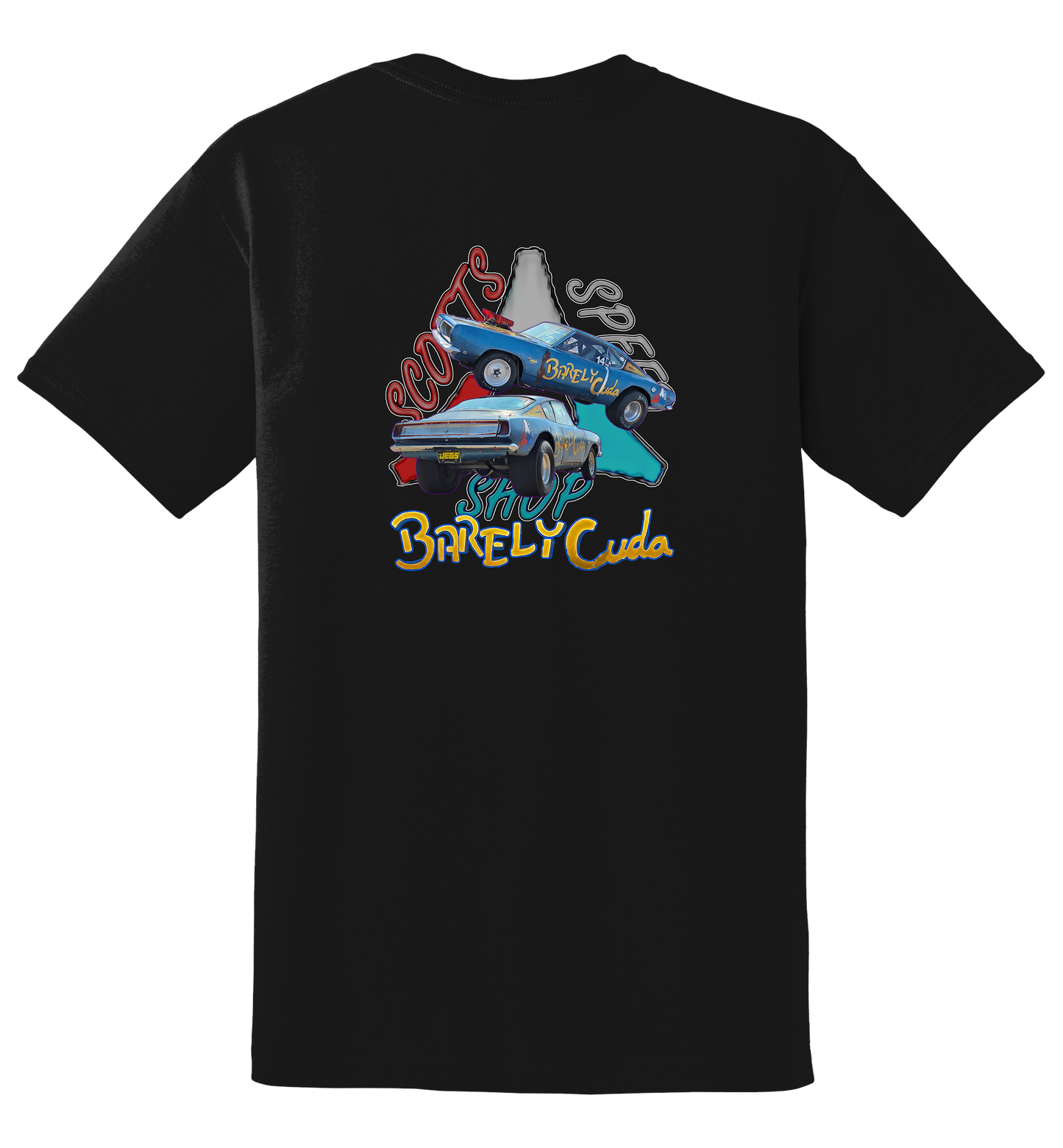 Scotts Speed Shop Barely Cuda Tee