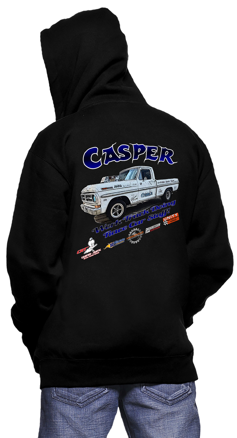 Unity Motorsports Garage "Casper" Full-Zip Hooded Sweatshirt