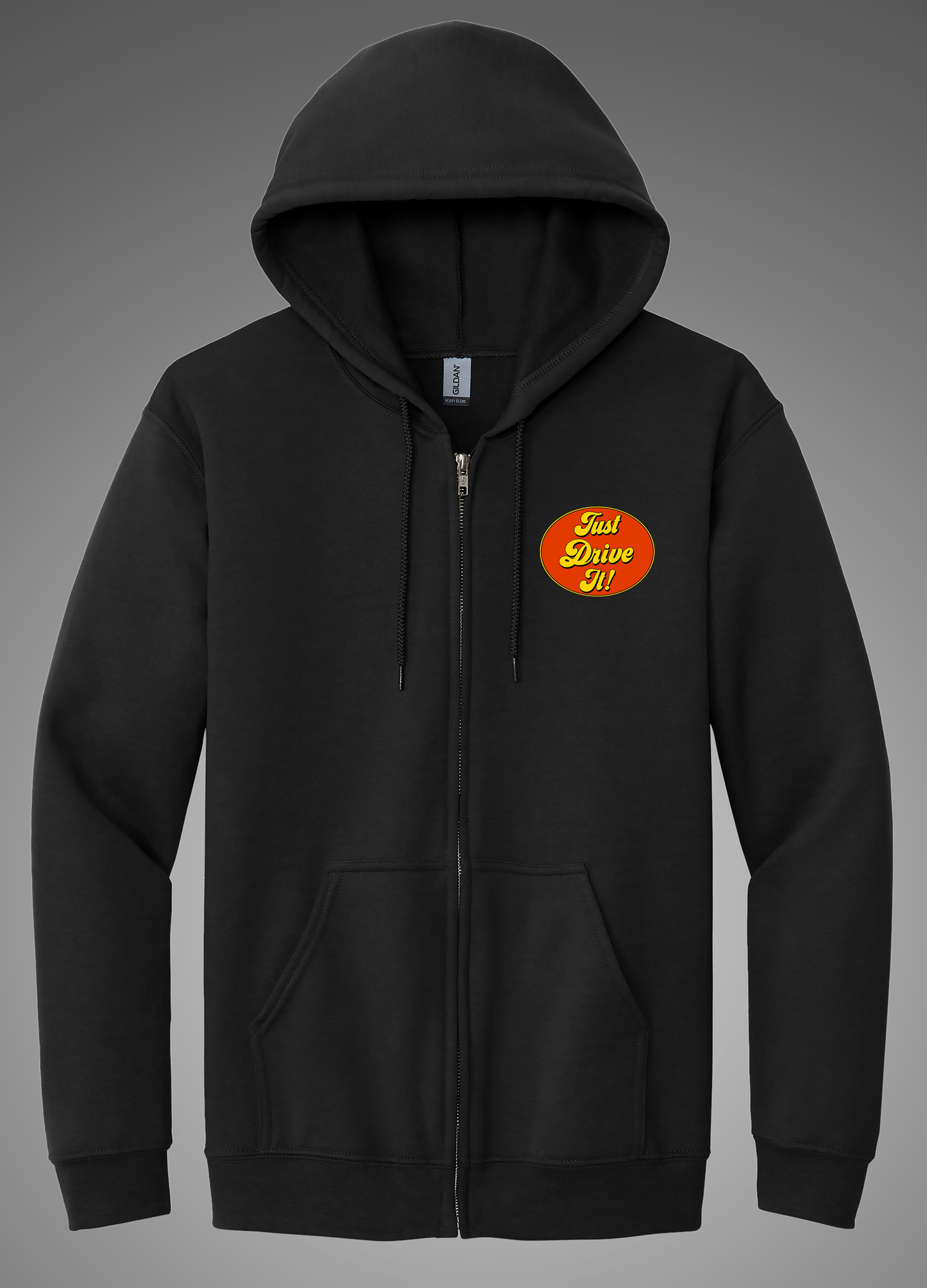 Just Drive It! Full-Zip Hooded Sweatshirt