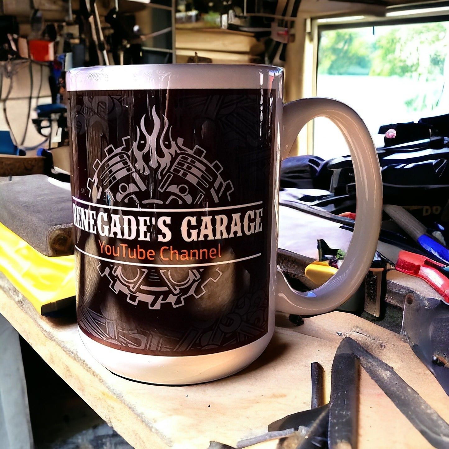 Renegade's Garage 15 oz. Mug