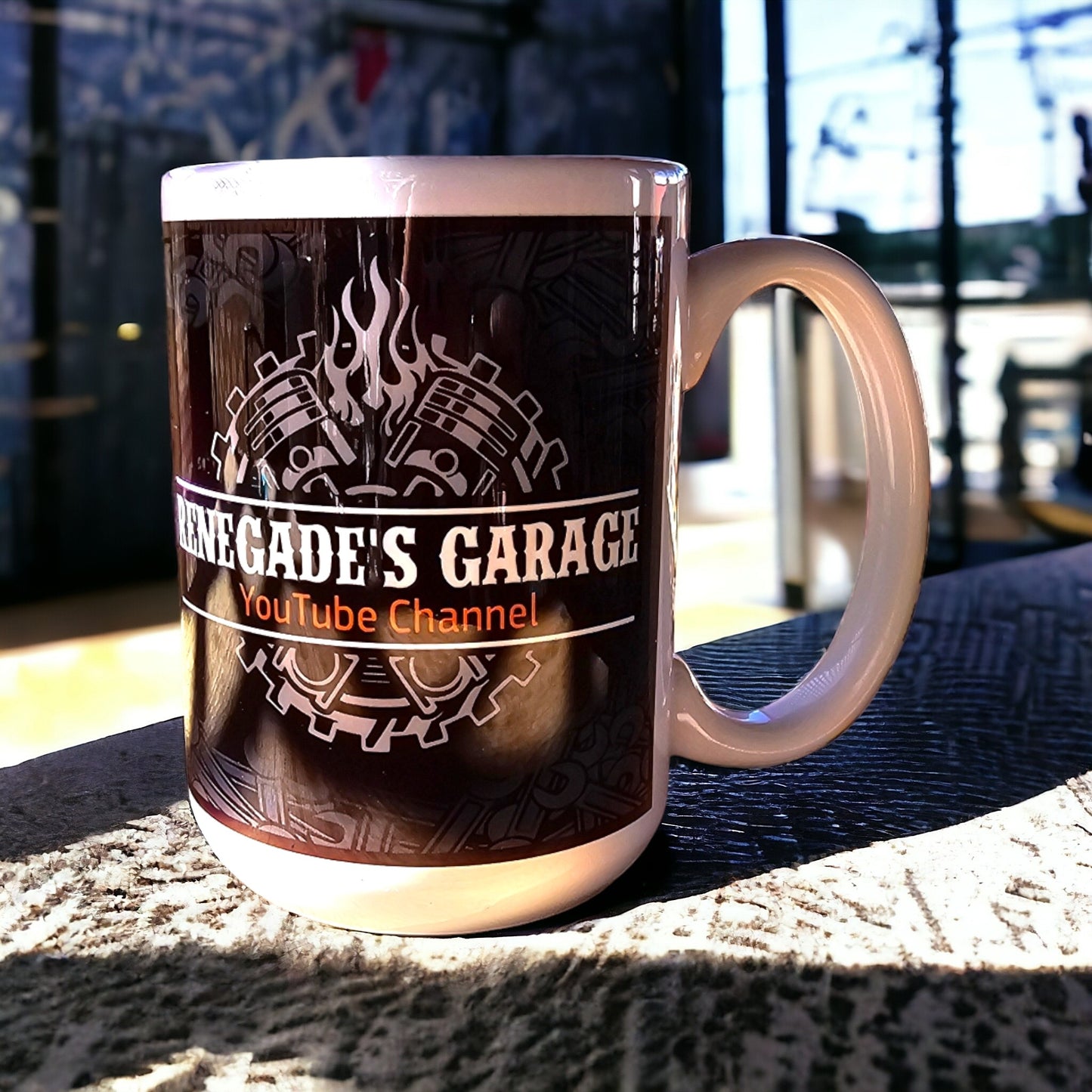 Renegade's Garage 15 oz. Mug