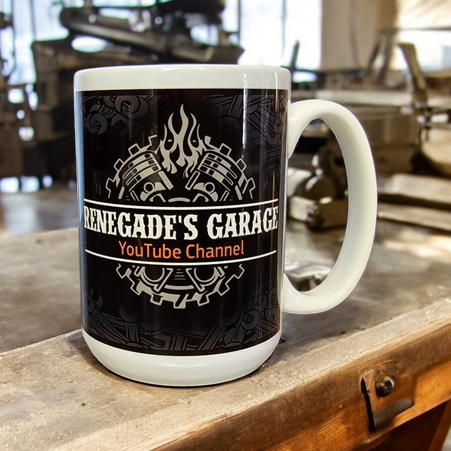 Renegade's Garage 15 oz. Mug