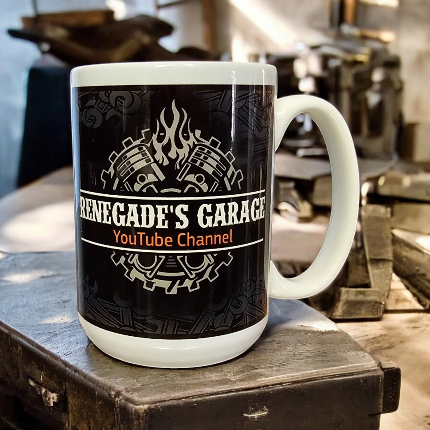 Renegade's Garage 15 oz. Mug