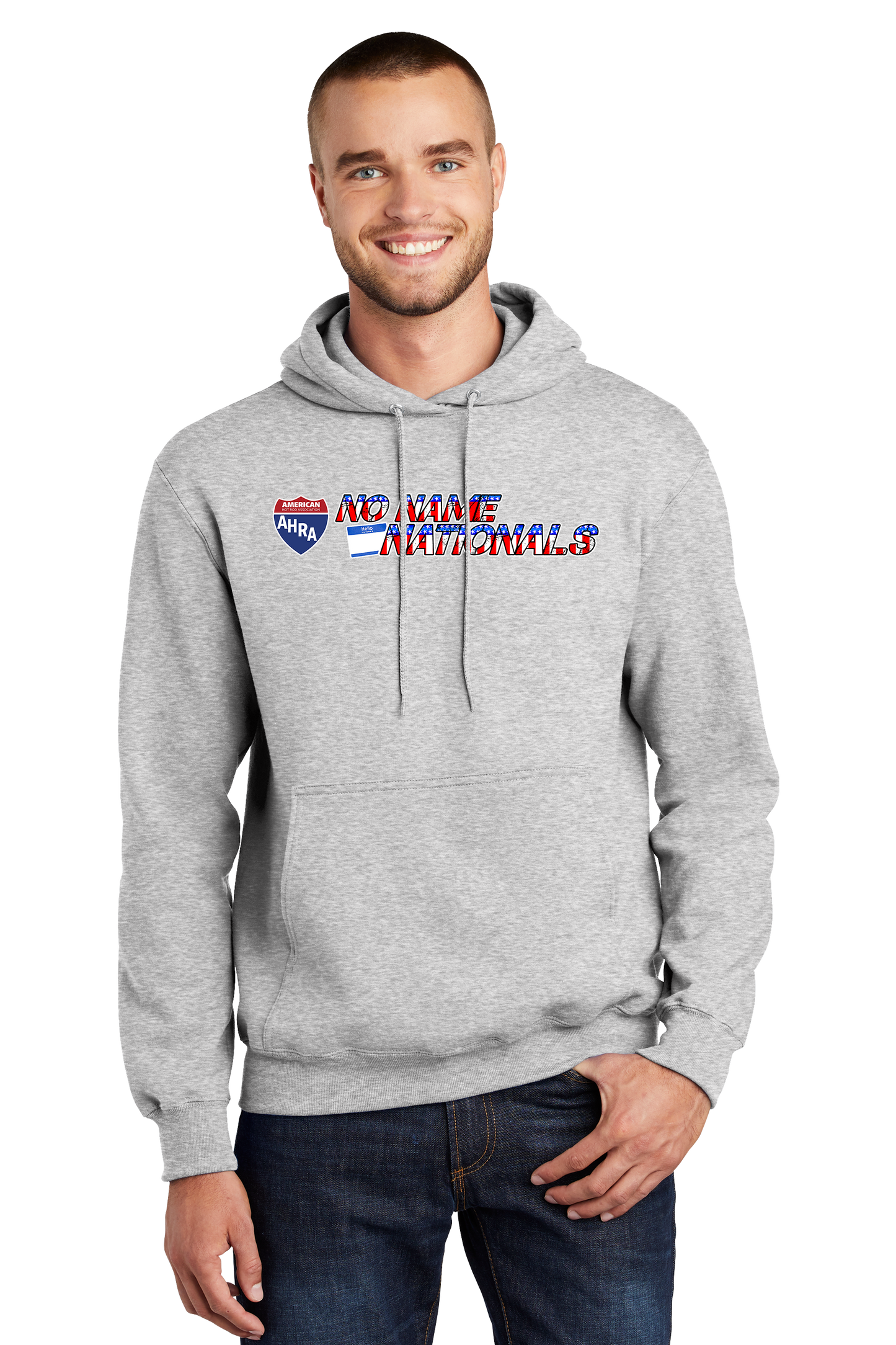 No Name Nationals Port & Company® Essential Fleece Pullover Hooded Sweatshirt