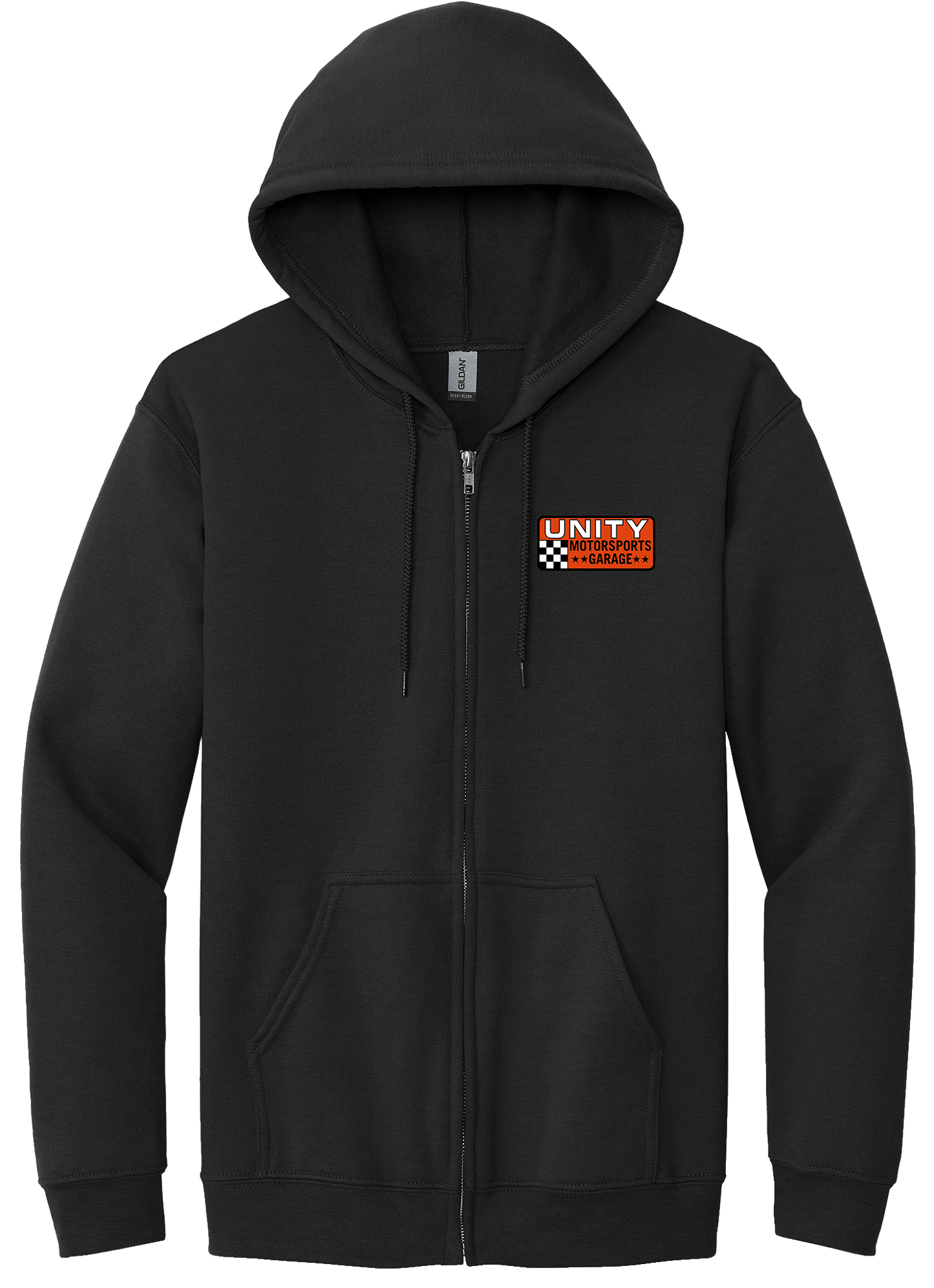 Unity Motorsports Garage "Casper" Full-Zip Hooded Sweatshirt